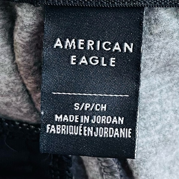 American Eagle Outfitters Gray Joggers Sweatpants Small Hi-Rise Lightweight - Picture 3 of 9